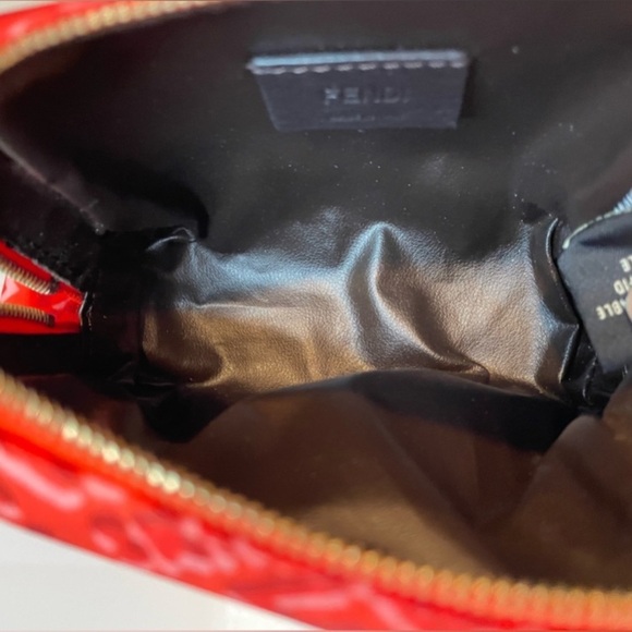 FENDI x Skims Nylon Tulipano Small Beauty Pouch, Authentic. EUC. - Picture 10 of 13